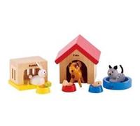 HAPE - 3602461 - MAISON DE POUPÉE - SET DES ANIMAUX DOMESTIQUE EN BOÎTE - 20 X 13 X 10 CM G