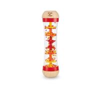 Hape Bâton de Pluie, Mini Hochet Musical, Jouet en Bois Rouge