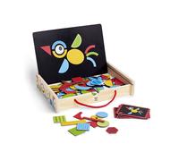 HaPe Mallette artistique magnétique E1631 – Jouet éducatif avec tableau magnétique
