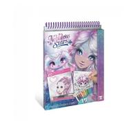 Nebulous Stars Carnet de dessins aquarelles enfant Estrelia 20 illustrations, 15 crayons