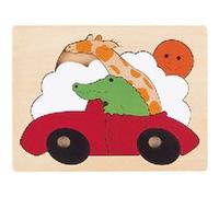 Hape casse-tête de forme en bois Sports Car junior vierge 11-pièces Multicolor G