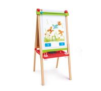 HaPe International Chevalet d'extérieur pour jeunes artistes, bois 2 faces, hauteur réglable