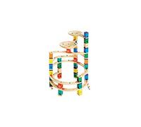 Hape Circuit à Billes Créatif en Bois Le Cyclone Quadrilla - Jeu de Construction Super Kit Complet de 102 pièces pour Le Circuit et 100 Billes - Jeu de Construction en Bois pour Enfant 4 Ans et Plus