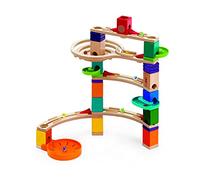 Hape Circuit à Billes en Bois Cliffhanger Quadrilla - Super Kit de 94 Pièces, Étages et Tourbillon - Jeu de Construction en Bois pour Enfant - Jeux de Parcours pour Les 4 Ans et Plus, Fille, Garçon
