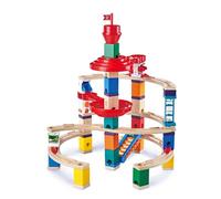 Circuit à billes Quadrilla super spirals Hape 78 pièces + 50 billes