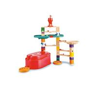Circuit à billes 22 blocs et bac de rangement Quadrilla bucket Hape