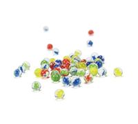 Hape Circuit Billes - Sac de Billes en Verre pour Circuits Quadrilla, 51 Billes Multicolores - Jeu pour Enfant 4 Ans et Plus - Jeux pour Construction de Circuit à Billes en Bois - Jouet Fille, Garçon