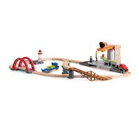 Hape Circuit de Train de Cargaison avec Port Maritime