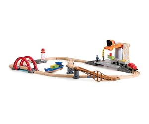 Hape Circuit de Train de Cargaison avec Port Maritime