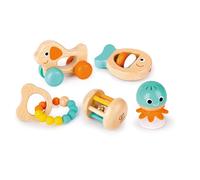 HaPe International – Coffret jouets sensoriels 1er âge – Hochet multicolore