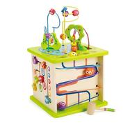 Autres jeux d'éveil Hape - E1810 - Bouliers en Bois - Cube d'Activités