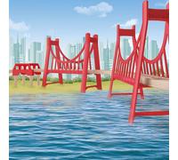 Hape Double Pont Suspendu Étendu E3710