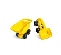 HaPe International Excavatrice Duo Jaune pour enfants