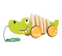 Hape - e0348 - jouet à tirer - crocodile