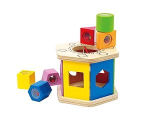 Hape - E0407 - Forme À Trier Et À Empiler - Blocs