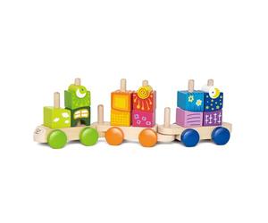 Hape - E0417 - Jouet De Premier Age - Blocs Train Fantaisie
