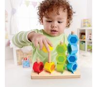 HaPe International – Perles à compter E0504 – Jeu à empiler – Multicolore G