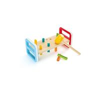 Hape - E0506 - Jouet en Bois - Banc à marteler