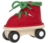 Hape - e1018 - loisirs créatifs - patins à lacer - rouge Rouge G