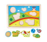 Hape E1601 Pepe et Friends Sonnental Puzzle