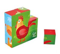 Hape - E1618 - Puzzle Cubes Animaux de la Ferme