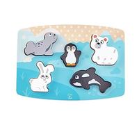 Hape - Puzzle Tactile Animaux Polaires