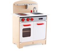 Dinette en bois Kitchenette avec four Gourmet Blanche Hape® - Jouet