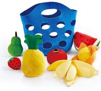 Hape E3169 Panier de fruits Accessoires pour cuisines d'enfants et magasins, dès 18 mois