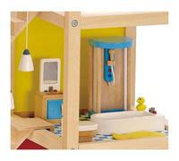 Hape - E3401 - Mobilier De Poupée - Maison Toute Saison - Meublée