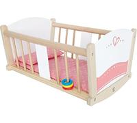 Hape - E3601 - Accessoire pour Poupée - Berceau À Bascule