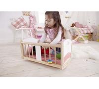 Hape - E3601 - Accessoire pour Poupée - Berceau À Bascule