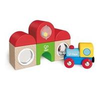 Hape - E3802 - Circuit de Train en Bois - Station en Cube de Construction G