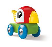 Hape - E3808 - Circuit de Train en Bois - Sifflet Perroquet Chef de Gare