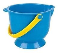 Hape - Seau Plage Enfant 18 mois + Bleu - Jouet Sans Phtalates & Résistant aux UV - Seau Enfant Coloré - Jeu de Plage & Piscine dès 18 Mois - Jouet 12 Centimètres Durable & 100% Sûr