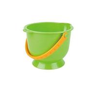 Hape - Seau Plage Enfant 18 mois + Vert - Jouet Sans Phtalates & Résistant aux UV - Seau Enfant Coloré - Jeu de Plage & Piscine dès 18 Mois - Jouet 12 Centimètres Durable & 100% Sûr