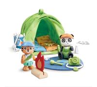 Hape Eco-Camping Playset, Green Planet Explorers | Jouet de simulation d'air pour enfants à partir de 3 ans