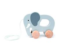 Hape Éléphant Jouet en Bois 1 an à Tirer - Dès 12 Mois - pour Motricité, Imagination & Dextérité de l'enfant - Jouet à Tirer et Pousser Conforme aux Normes de Sécurité - Adapté aux Petites Mains