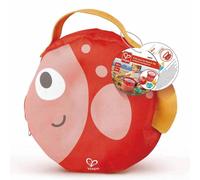 Hape Kit jeu de plage enfant 18 mois+ – seau pliable, pelle, moule, sac