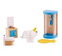 Hape ensemble de salle de bain pour maison de poupée 5-pièces Multicolore G