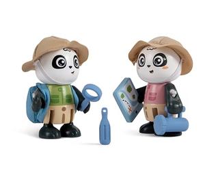 Hape Figurines Énergie Solaire Enfant 3 Ans - Encourage Jeux de Role, Créativité, Motricité Fine - Jouet Enfant 3 Ans Fille Garcon - Jeu Educatif Creatif Énergie, Figurine Panda Durable