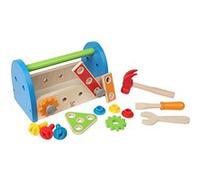 Hape Fix It Kids Wooden Tool Box and Accessory Play Set G