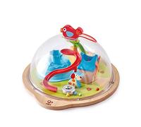 Hape Globe-Aventure de la Vallée Ensoleillée, Jouet 3D avec Labyrinthe Magnétique, Jouet pour Enfant avec Coupole Transparente, Personnages et Accessoires