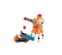 Hape Grande grue avec camion à bascule E3715