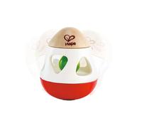 HaPe International – Hochet bébé œuf roulant à clochette – Dès la naissance, matériaux non toxiques