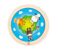 Hape casse-tête de forme en bois Ferme de filature junior 4 pièces Multicolore G