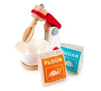 Hape- Jeu d'Imitation en Bois Robot de Cuisine, E3147, Blanc