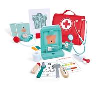 Hape Small Medical Briefcase Doctor Set Rouge