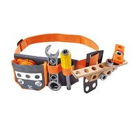 Hape Jouet Ceinture Porte-Outils Bricolage Expériences Scientifiques - Jouet en Bois 19 Pièces pour Enfants Filles et Garçons - Kit Éducatif Junior Inventor pour Enfant de 4 Ans et Plus