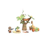 HaPe Jouet poupée Fille & Garçon – Coffret Arbre Éolienne et Voiture Électrique, Matériaux durables