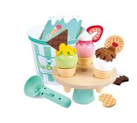 Hape Ice Cream Set | Fabriquez Votre Propre Glace | Jeu en Bois pour Enfants